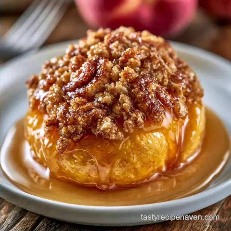 Kid Friendly Peach Dessert with Honey