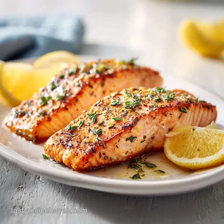 Salmon Recipe with Lemon and Herbs: Flaky and Butter Basted