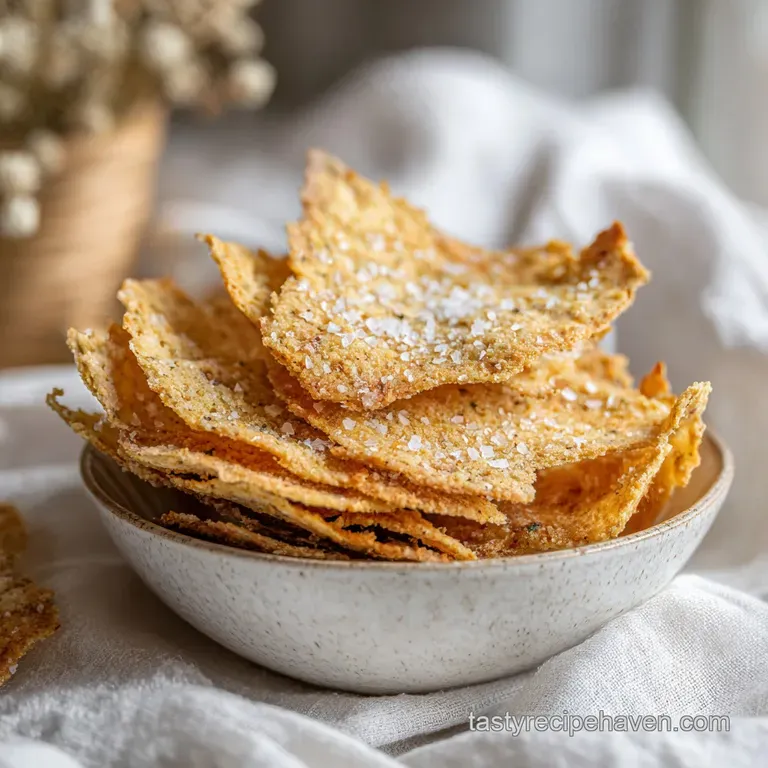 Crispy Low Carb Almond Flour Crackers with Sea Salt