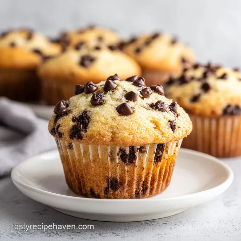 Mini Chocolate Chip Muffins: Buttery and Soft