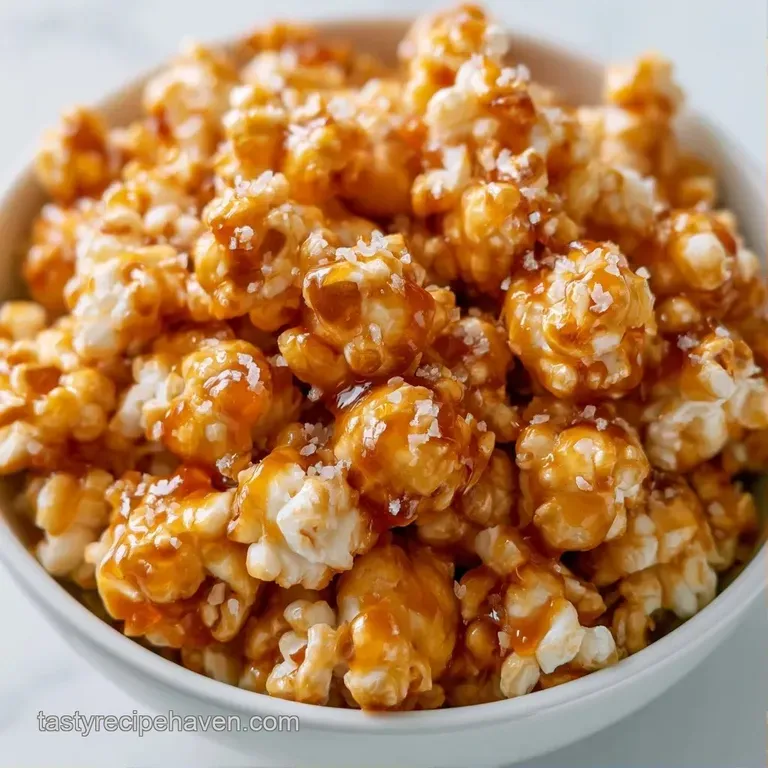 Overflowing rustic wooden bowl of fluffy golden popcorn set against a cozy, dim-lit living room backdrop.