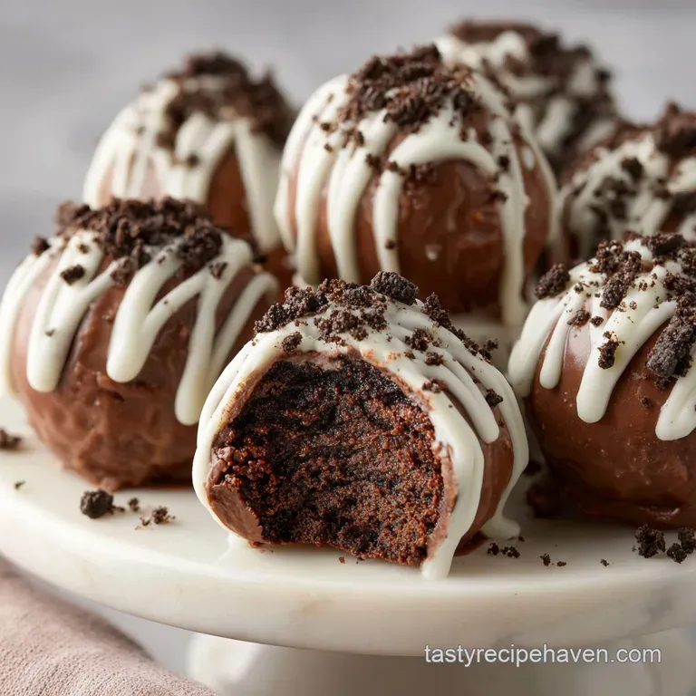 Oreo Balls: Classic No-Bake Chocolate Truffles presentation