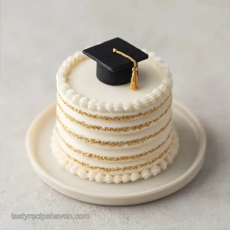 Party Size Graduation Cake: Velvety Vanilla Crumb