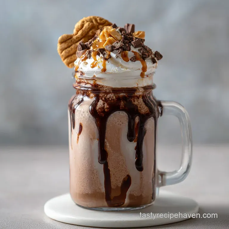 Peanut Butter Chocolate Milkshake: Rich & Velvety