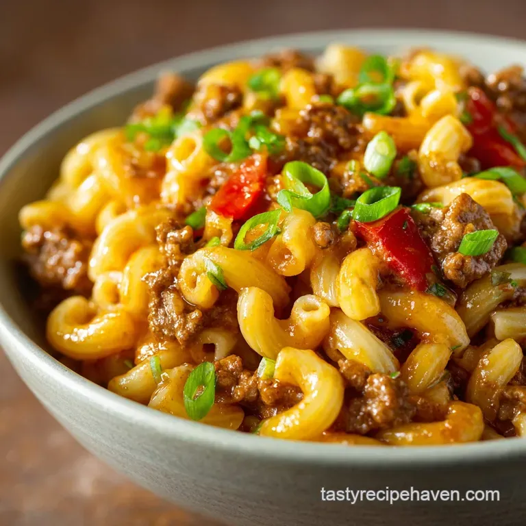 American Chop Suey: Hearty One-Pot Macaroni Meal