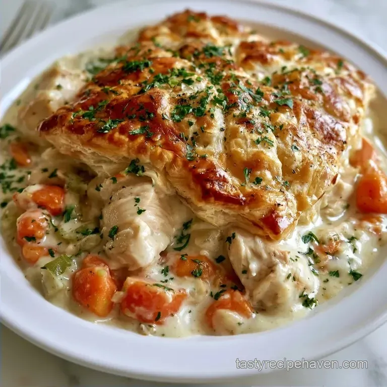 Savory Puff Pastry Chicken Pot Pie