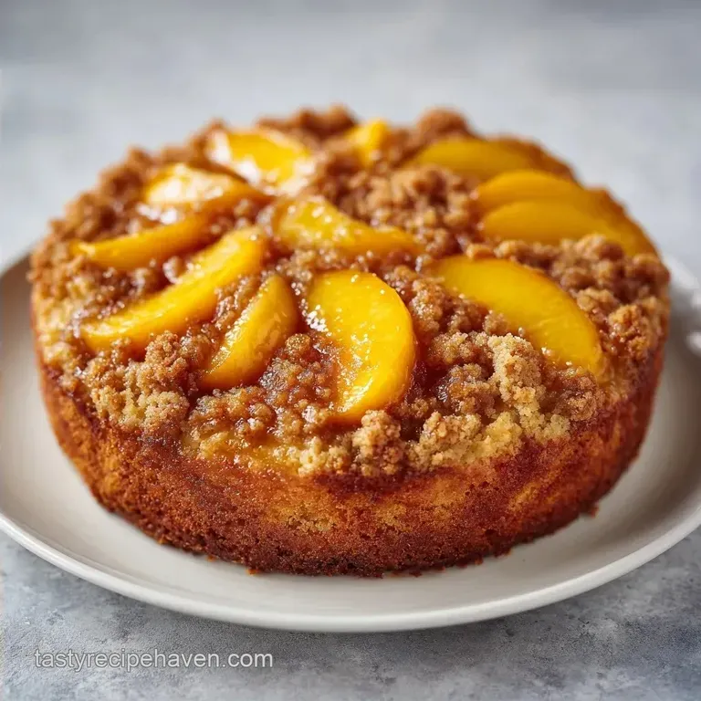 Quick Peach Dump Cake: Golden and Crisp