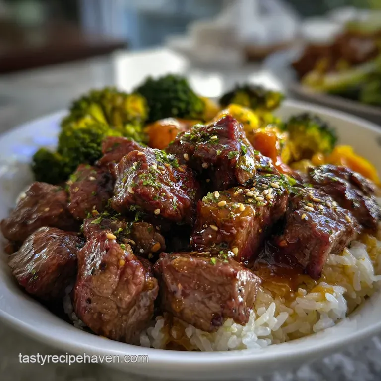 Easy Steak Hibachi Recipe: 30-Minute Griddle Sear presentation