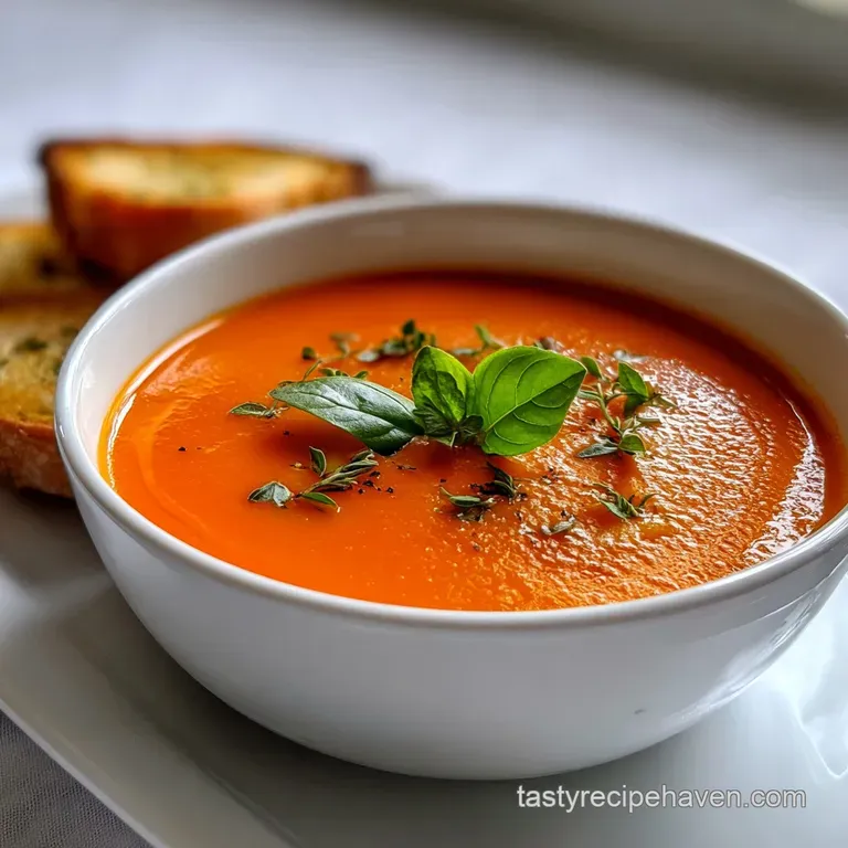 Tomato Bisque: Velvety Smooth and Deeply Roasted