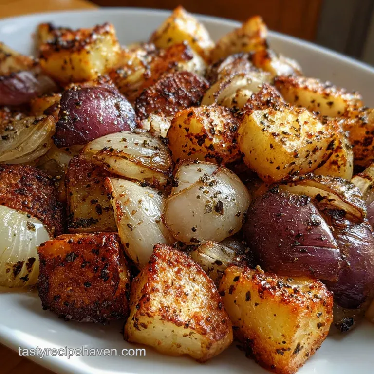 Roasted Potatoes and Onions: Crispy & Velvety