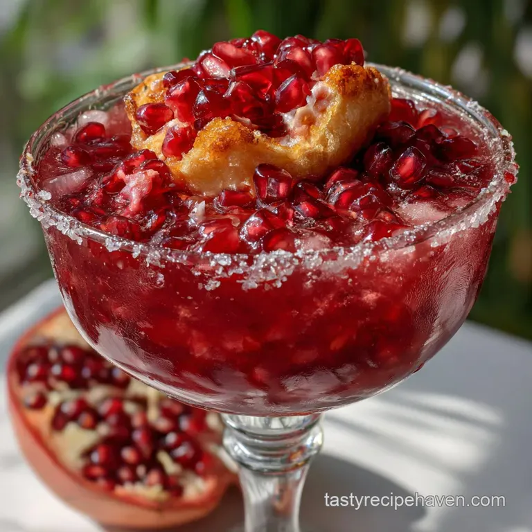 The Pomegranate Margarita: Easy Ruby Red Perfection presentation