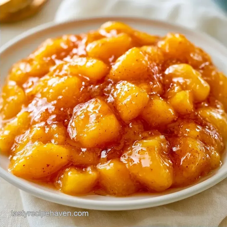 Simple Brown Sugar Peach Glaze in 15 Minutes