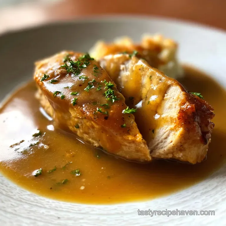 Slow Cooker Chicken Breast with Gravy