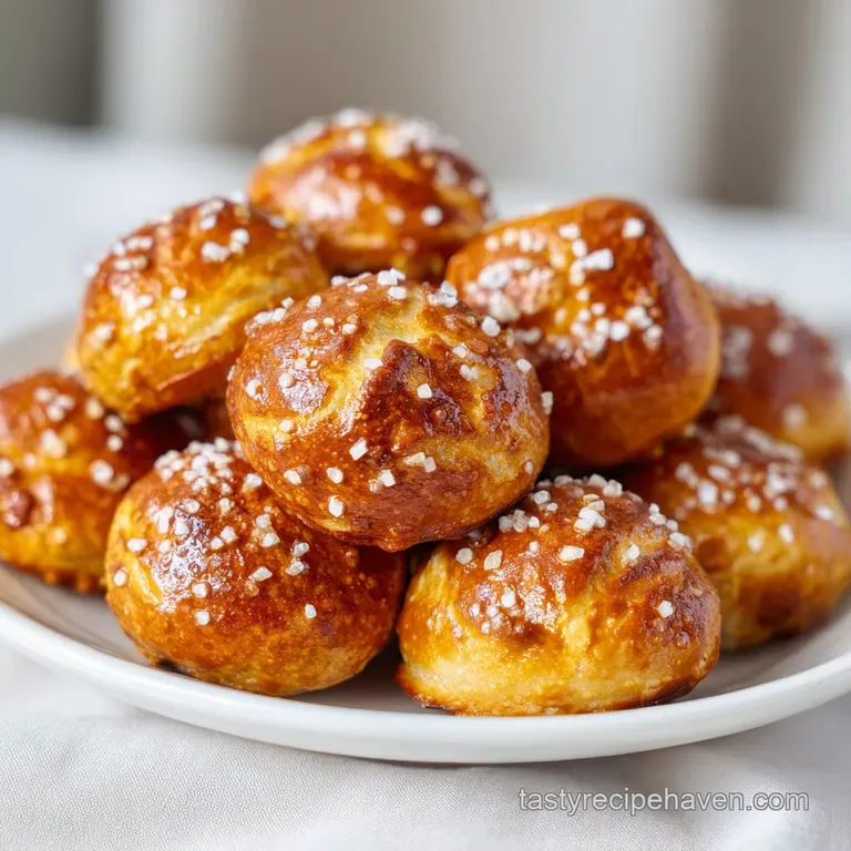 Small, glossy brown dough nuggets piled high next to a bowl of creamy yellow cheese sauce and fresh parsley.