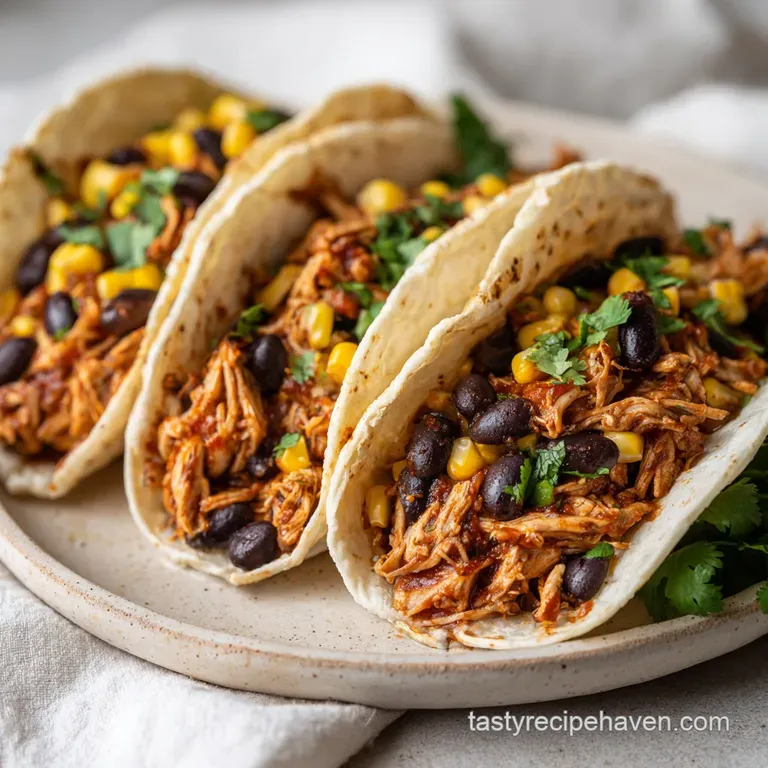 Southwestern Crockpot Chicken Tacos: Tender and Zesty