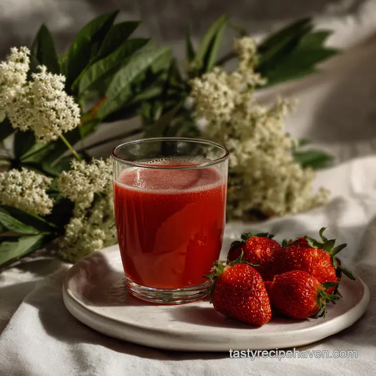 Simple Valentine s Drink with Strawberry
