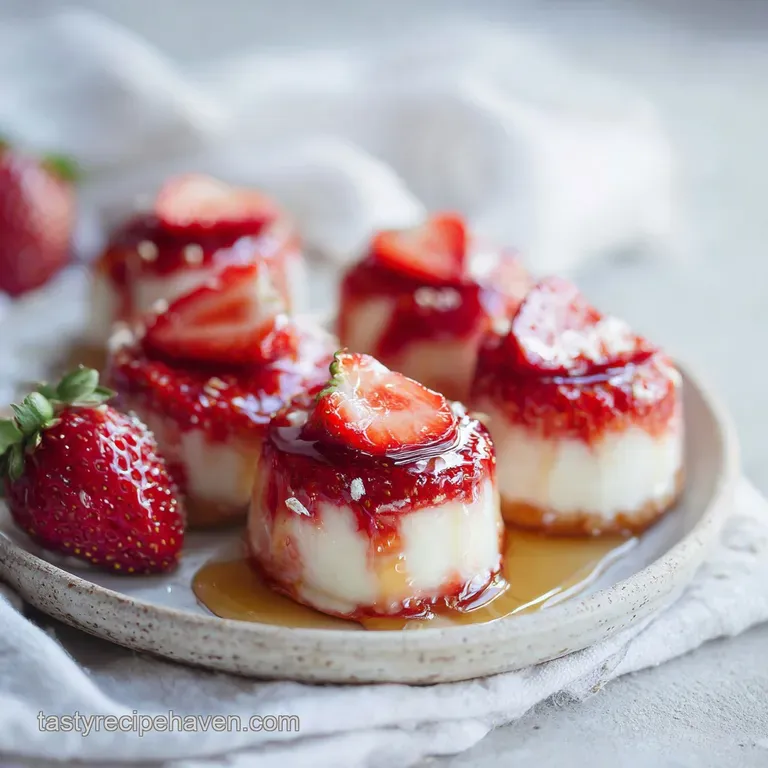 3 Ingredient Strawberry Yogurt Bite with Honey