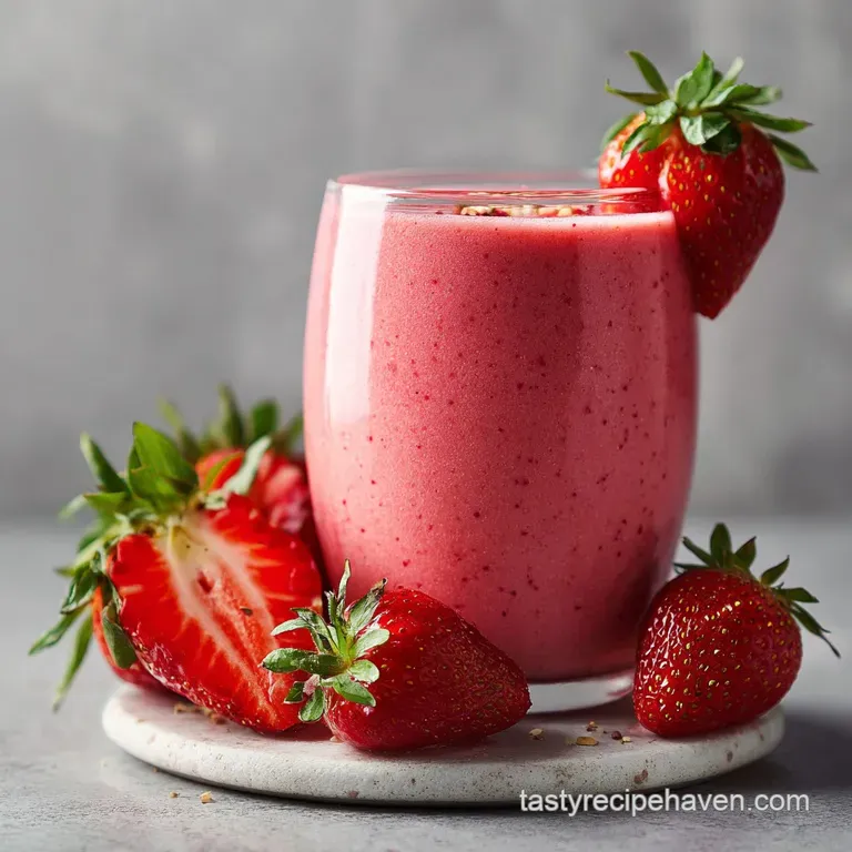 Strawberry Smoothie Recipe With Yogurt