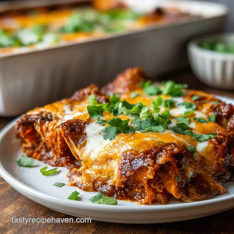 Sweet Potato Bean Enchiladas
