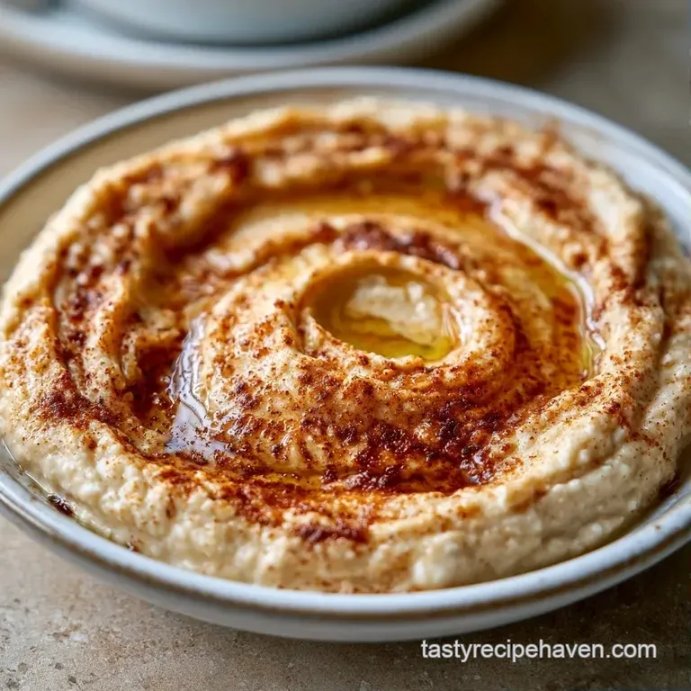A creamy red pepper dip in a ceramic bowl surrounded by crisp cucumber slices and toasted golden pita triangles.