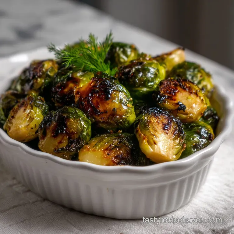 Ultimate Grilled Brussel Sprouts Recipe: Crispy Char presentation