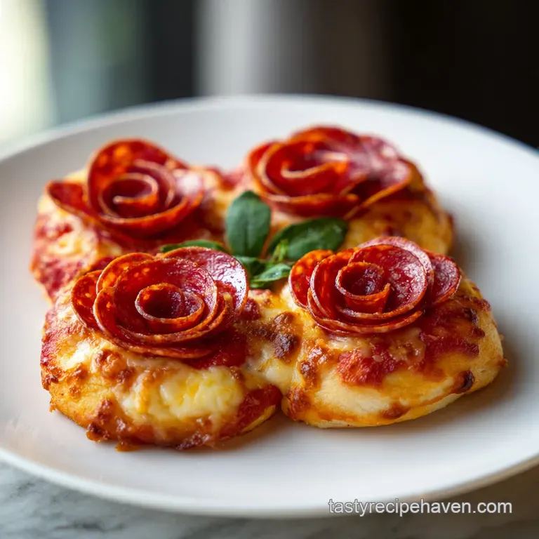Valentine s Day Pizza Roses: Crispy and Cheesy